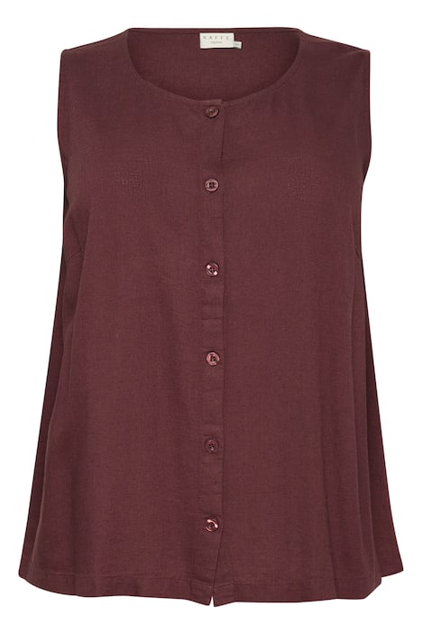 Ärmellose Bluse Regular fit