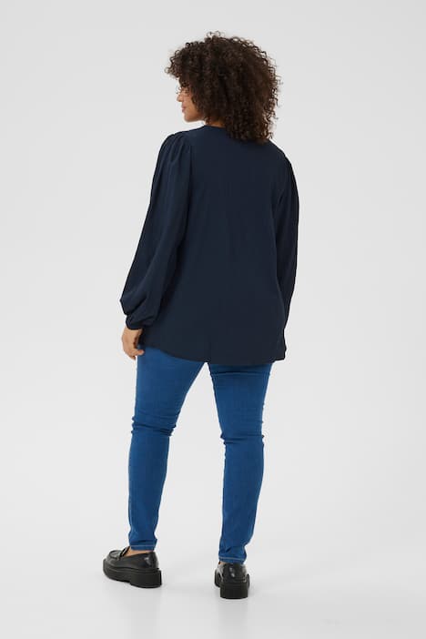 Langarm-Bluse Regular fit