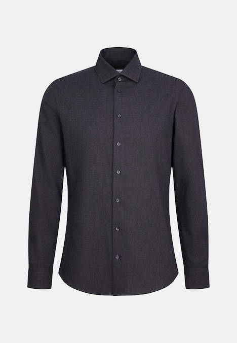 Herren Flanellhemd - Uni