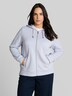 Hoodie Sweatjacke aus Scuba