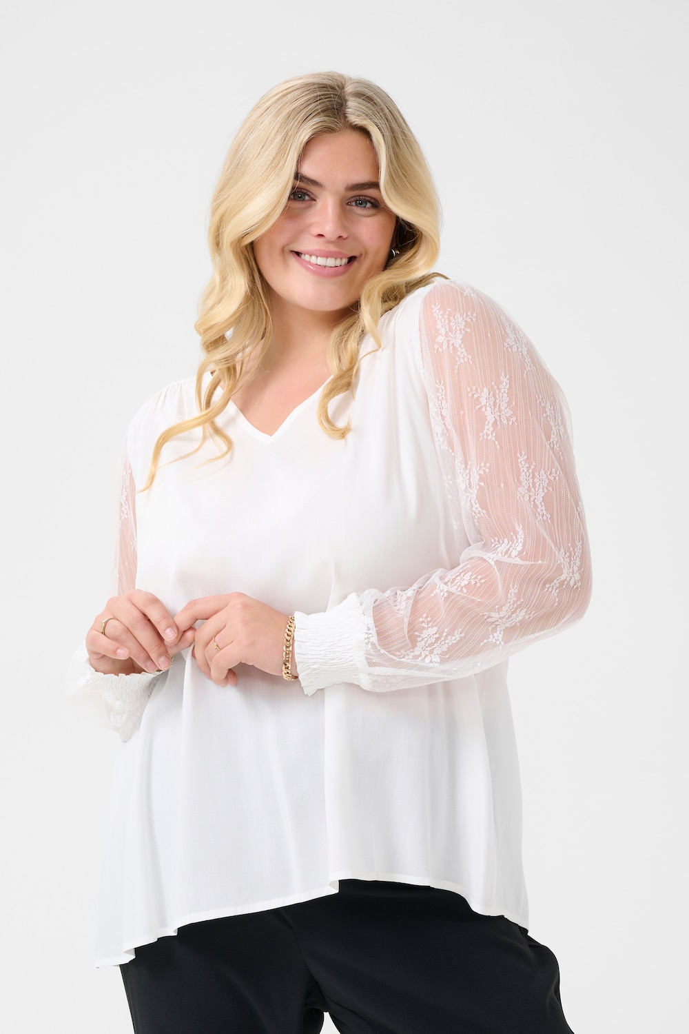 Langarm-Bluse A-shape