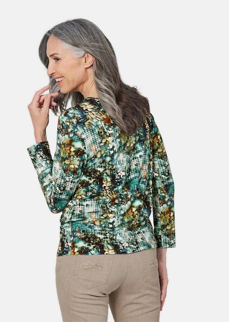 Shirt met print en lange mouwen