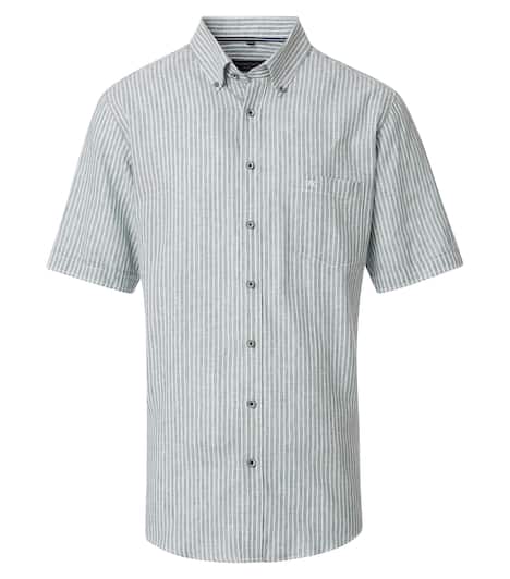 Leinenhemd gestreift Casual Fit