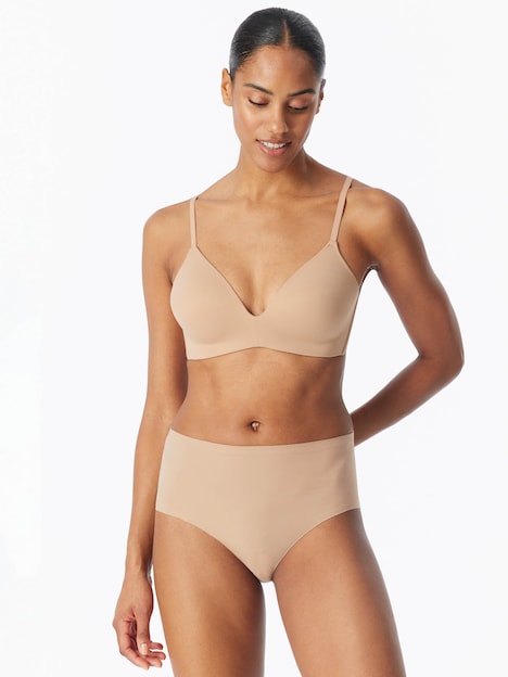 Schiesser Damen Bügelloser BH Invisible Soft - maple
