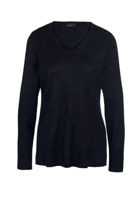 GOLDNER Pullover met V-hals Tricot pullover