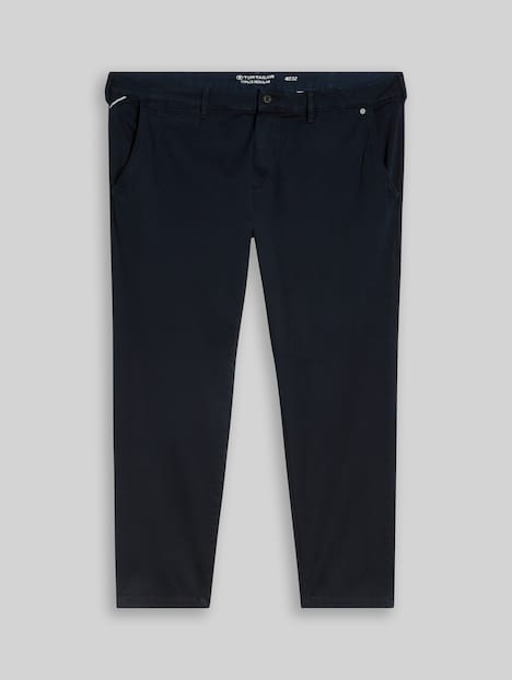 Regular Fit Chino Hose im Washed-Look