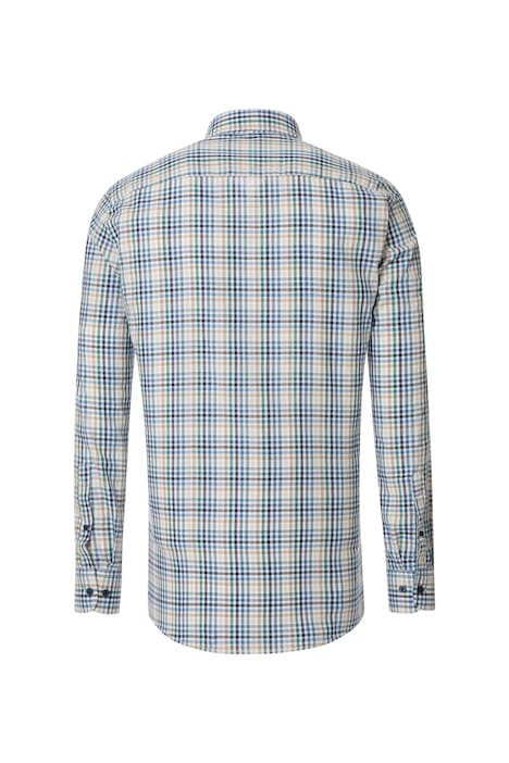 Freizeithemd Langarm kariert Casual Fit