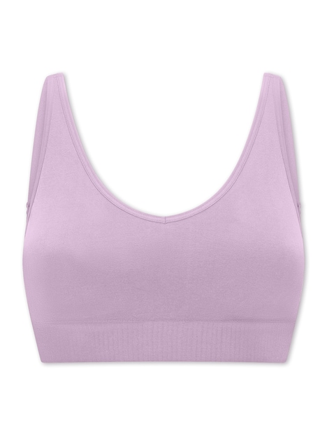 Schiesser Damen Bügelloser BH Classic Seamless orchid