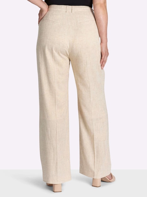 Leinen-Hose erhöht