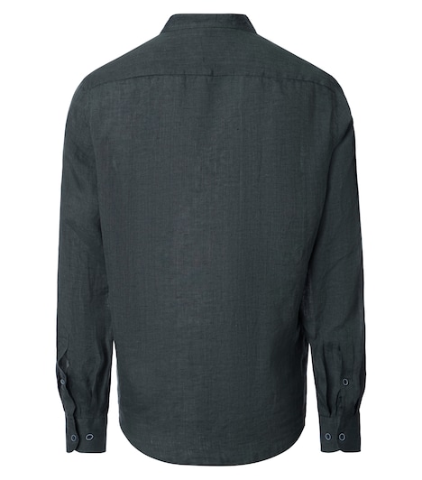 Leinenhemd uni Casual Fit