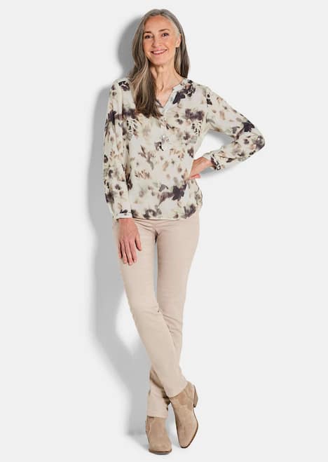 GOLDNER Blouse met print Gedessineerde blouse met unieke print