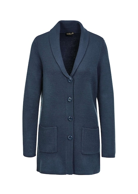 Kuschelweiche, kaschierende Strickjacke