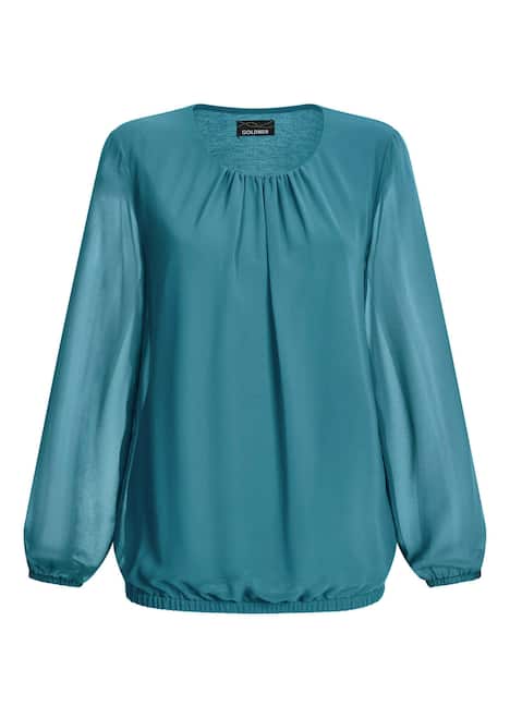 Elegante Bluse aus Chiffon