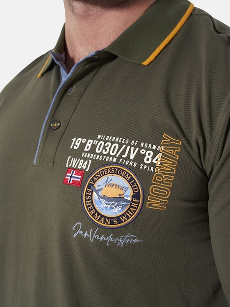 Langarm-Poloshirt LOKI
