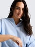 Bluse mit Leinenanteil