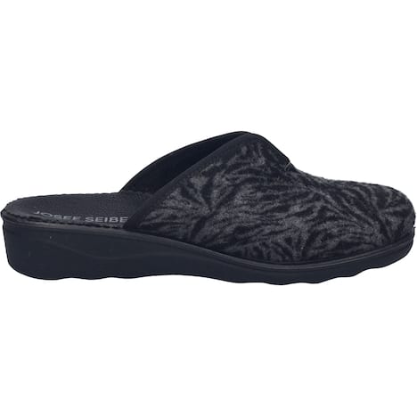 Damen Hausschuh Nice 82, grau-kombi