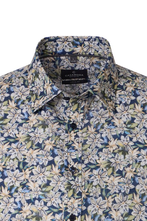 Freizeithemd Kurzarm Print Casual Fit