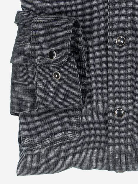 engbers Herren Langarm-Hemd uni , Schwarz