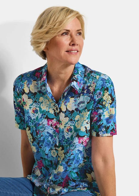 Blusenshirt mit floralem Print