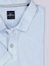 Herren Polo-Shirt meliert , Hellblau