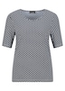 GOLDNER Shirt Jersy shirt met minimal print