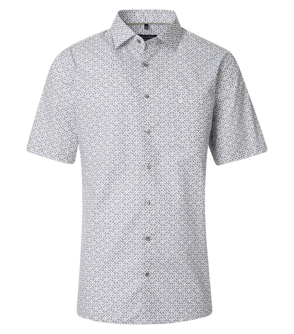 CASAMODA Businesshemd Kurzarm Print Comfort Fit