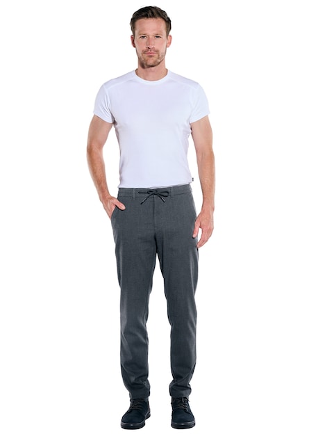 Herren Chino straight , Saphirblau