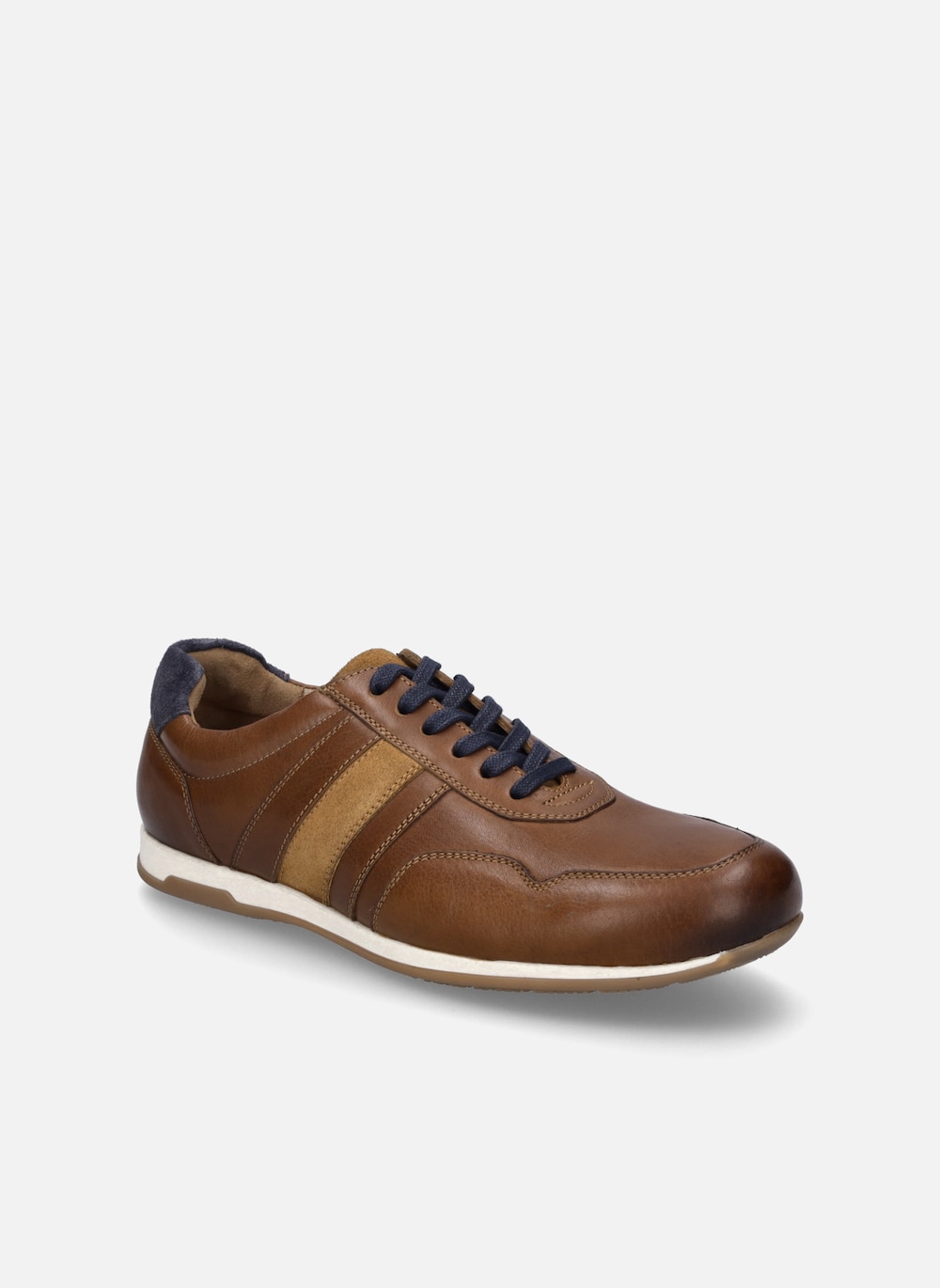 Herren Halbschuh Colby 02, cognac-kombi