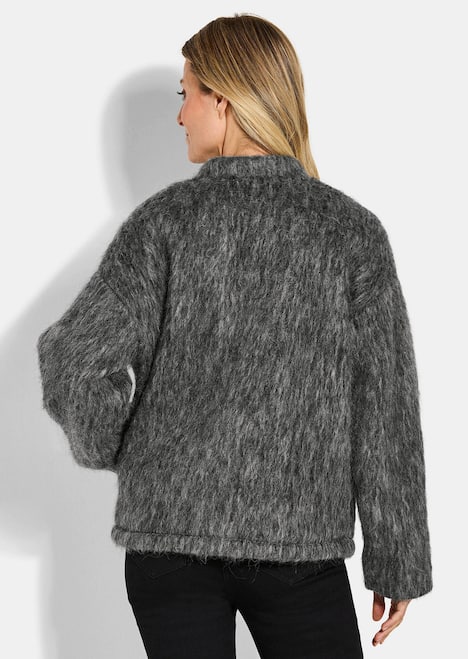 GOLDNER Jas Wollen jack in vachtlook