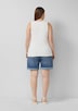 geripptes Tanktop mit Print