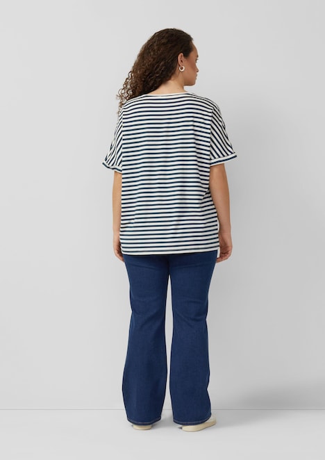 T-Shirt mit Fledermausärmeln im Loose Fit