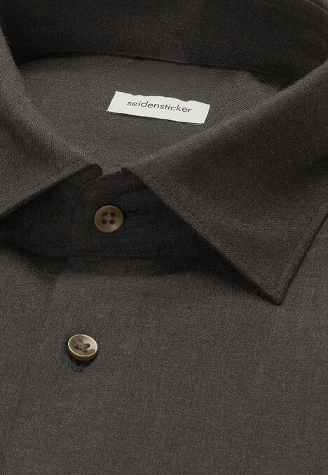Herren Flanellhemd - Uni