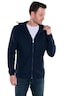 engbers Herren Strickjacke mit Kapuze , Saphirblau