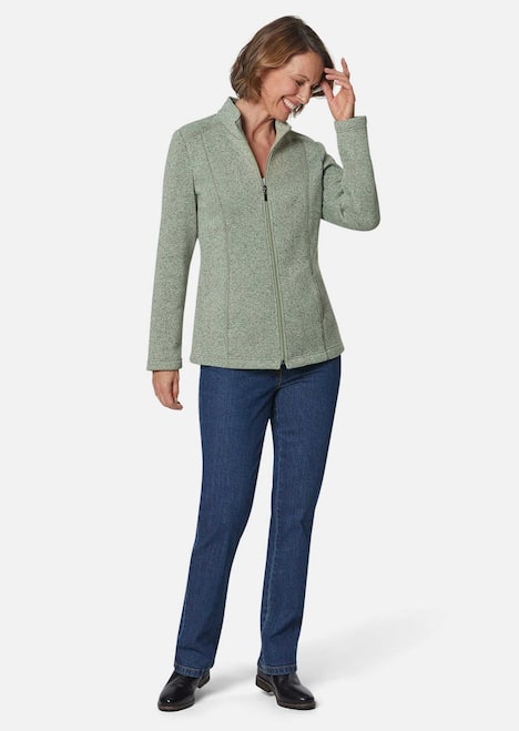 GOLDNER Tricot fleece jasje Heerlijk zacht tricot fleece jasje