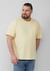 Flammgarn-T-Shirt mit Brusttasche und offenen Kanten