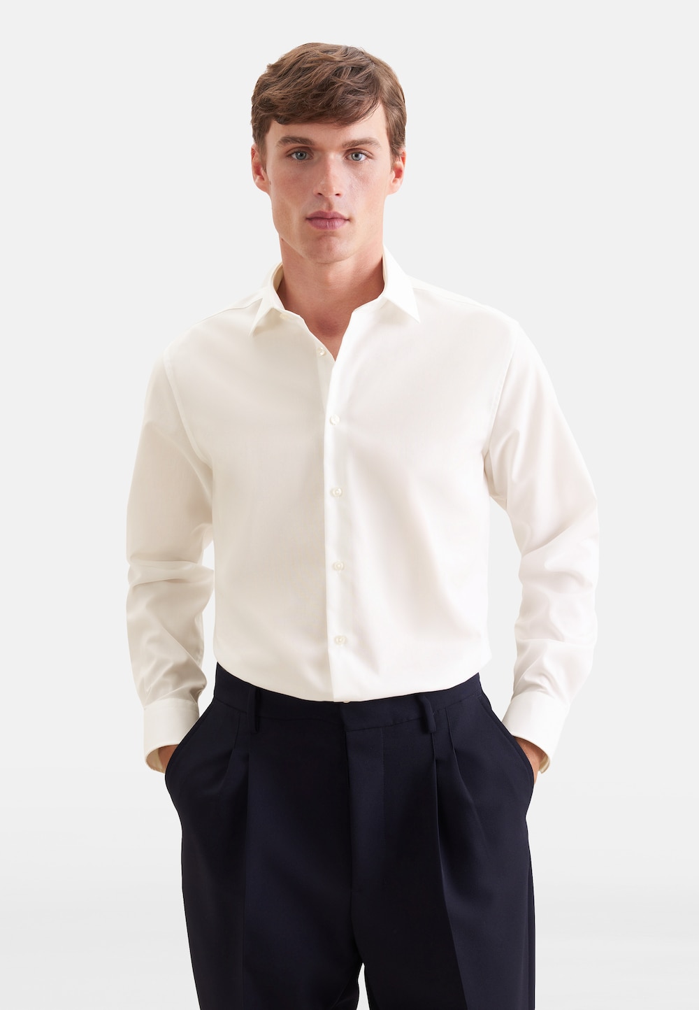 Herren Business Hemd - Uni