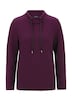 Langarm Viskose-Pullover, Stehbund