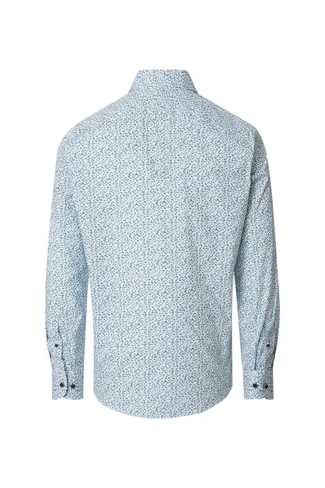 Freizeithemd Langarm Print Comfort Fit