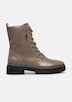 Stiefel in Leder-Optik mit Schnürung