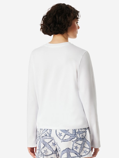 Schiesser Damen Longsleeve SCHIESSER 150 YEARS - weiss