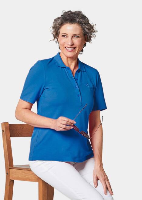 Poloshirt in hochwertigem Pikee