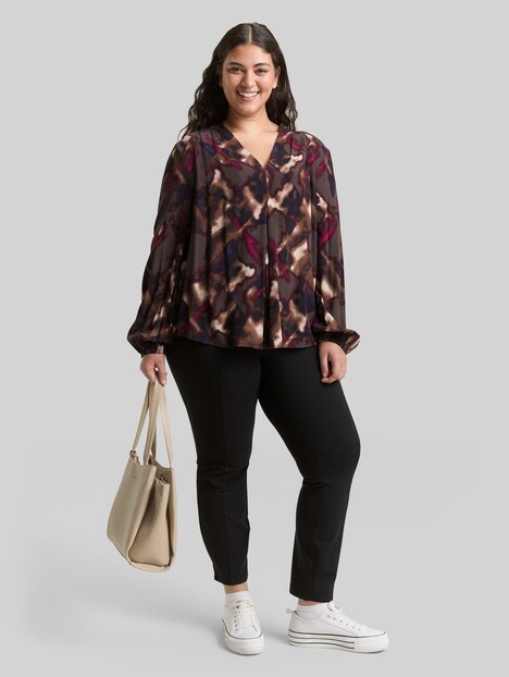 Bluse mit Muster