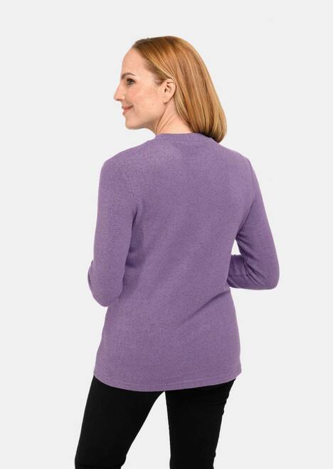 Angenehm weiches Shirt mit Glitzersteinen