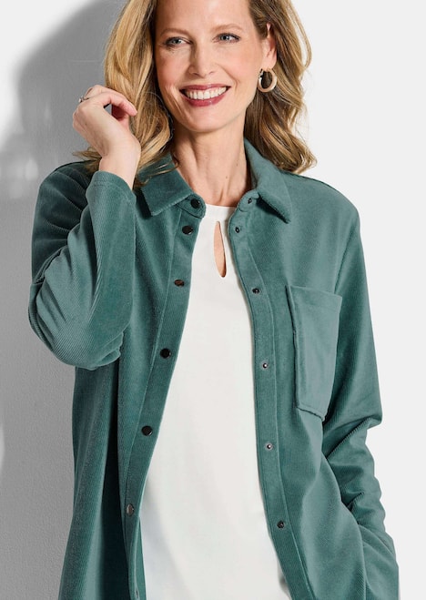 GOLDNER Corduroy overhemd Corduroy overhemd van zacht babycorduroy