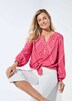 Blouse met tuniekhals