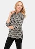 GOLDNER Blouse met print Overhemdblouse met doorlopende knopenlijst
