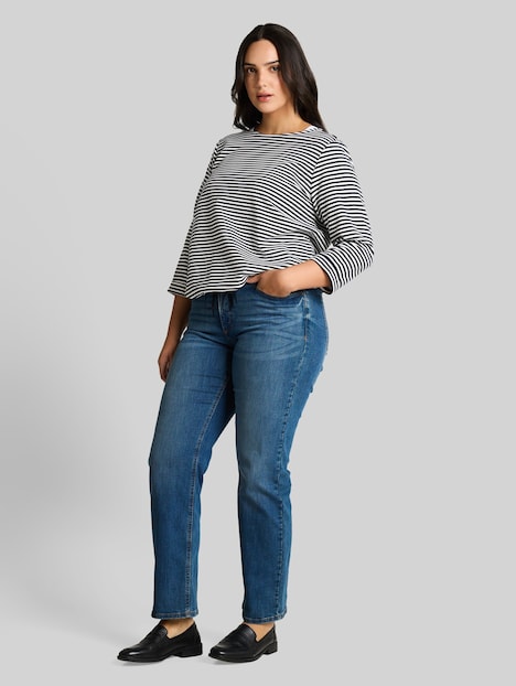 Langarmshirt mit Knopf-Details