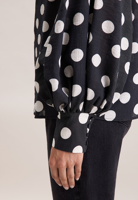 Damen Rüschenbluse - Druck