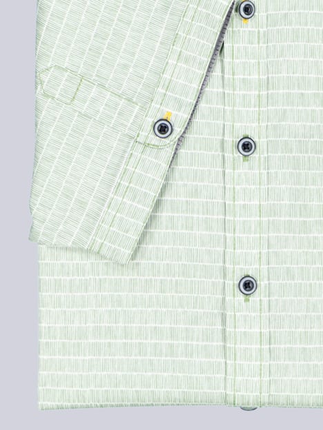 engbers Herren Kurzarm-Hemd regular , Hellgruen