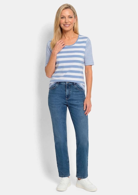 Streifenshirt aus softer Baumwollmischung